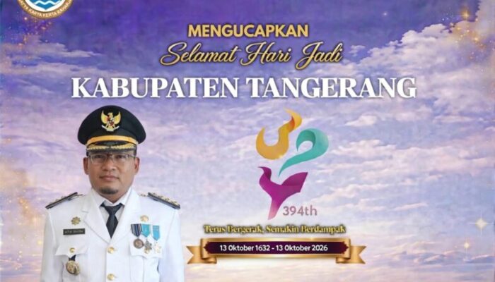 Camat Sepatan Timur Miftah Shuritho Sampaikan Ucapan Selamat Hari Jadi Kabupaten Tangerang ke-394 Tahun