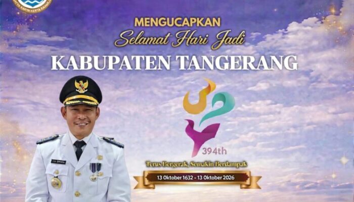 Camat Pakuhaji H.Mohamad Supriyatna Sampaikan Ucapan Selamat Hari Jadi Kabupaten Tangerang ke-394 Tahun