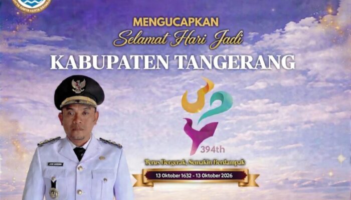 Camat Sepatan Aan Ansori Sampaikan Ucapan Selamat Hari Jadi Kabupaten Tangerang ke-394 Tahun
