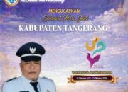 Kepala Desa Bonisari dan Ketua APDESI Kecamatan Pakuhaji Sampaikan Ucapan Hari Jadi Kabupaten Tangerang ke-394 Tahun