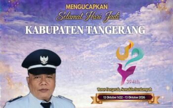 Kepala Desa Bonisari dan Ketua APDESI Kecamatan Pakuhaji Sampaikan Ucapan Hari Jadi Kabupaten Tangerang ke-394 Tahun