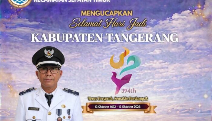 Pj Kepala Desa Jatimulya H. Ahmad Franky, SH Ucapkan Selamat Hari Jadi Kabupaten Tangerang ke-394 Tahun