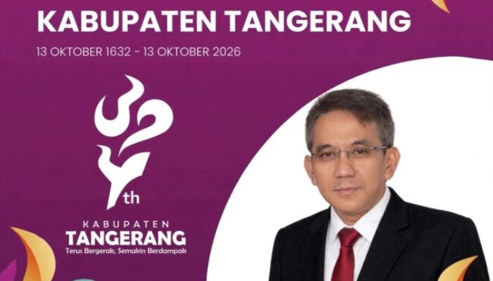 Dinas Pemuda, Olahraga, Kebudayaan, dan Pariwisata (Disporabudpar) Kabupaten Tangerang Mengucapkan Selamat Hari Jadi kabupaten Tangerang Ke 394 Tahun