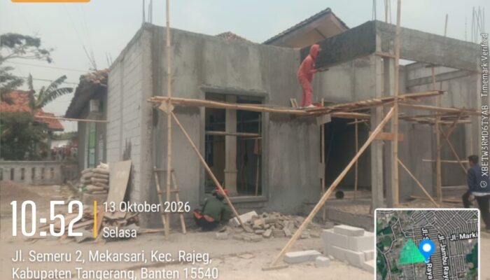 Diduga Abaikan Standar Teknis dan Keselamatan Kerja Proyek Rehab Kantor Desa Mekarsari Jadi Sorotan