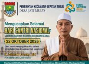 H. Ahmad Franky SH Pj.Kepala Desa Jati Mulya Ucapkan Selamat Hari Santri Nasional 2026