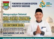 Camat Sepatan Aan Ansori Mengucapkan Selamat Hari Santri Nasional 22 Oktober 2026