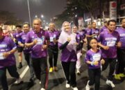 Bupati Tangerang Bersama Ketua Umum Korpri Pusat Lepas Ribuan Peserta Korpri Night Run di Gading Serpong